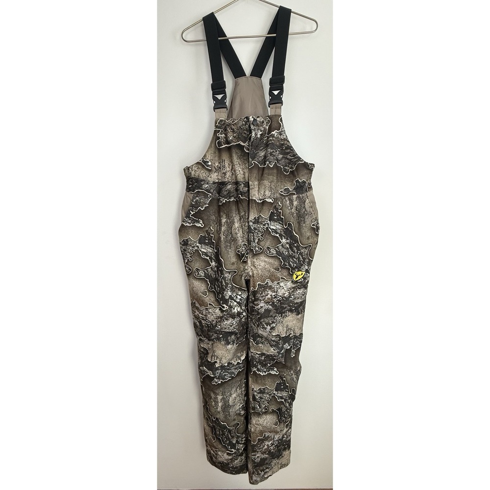 Scent Blocker Realtree Escape BIB Overalls Camo Pants Men's Large Drencher‎